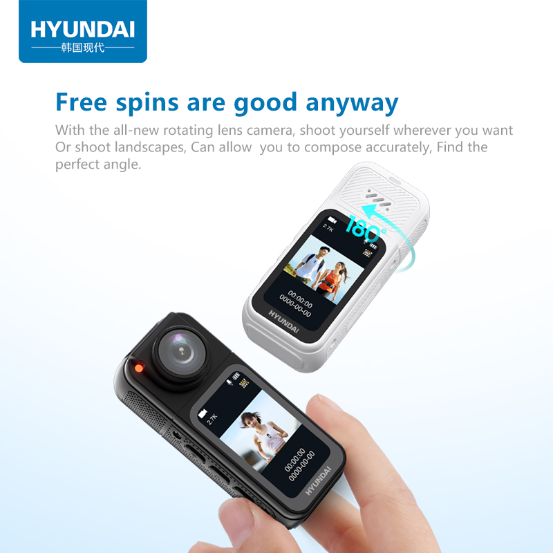 Hyundai H2 35g Thumb Camera Magnetic Halterneck Hands Free and Enjoy Recording