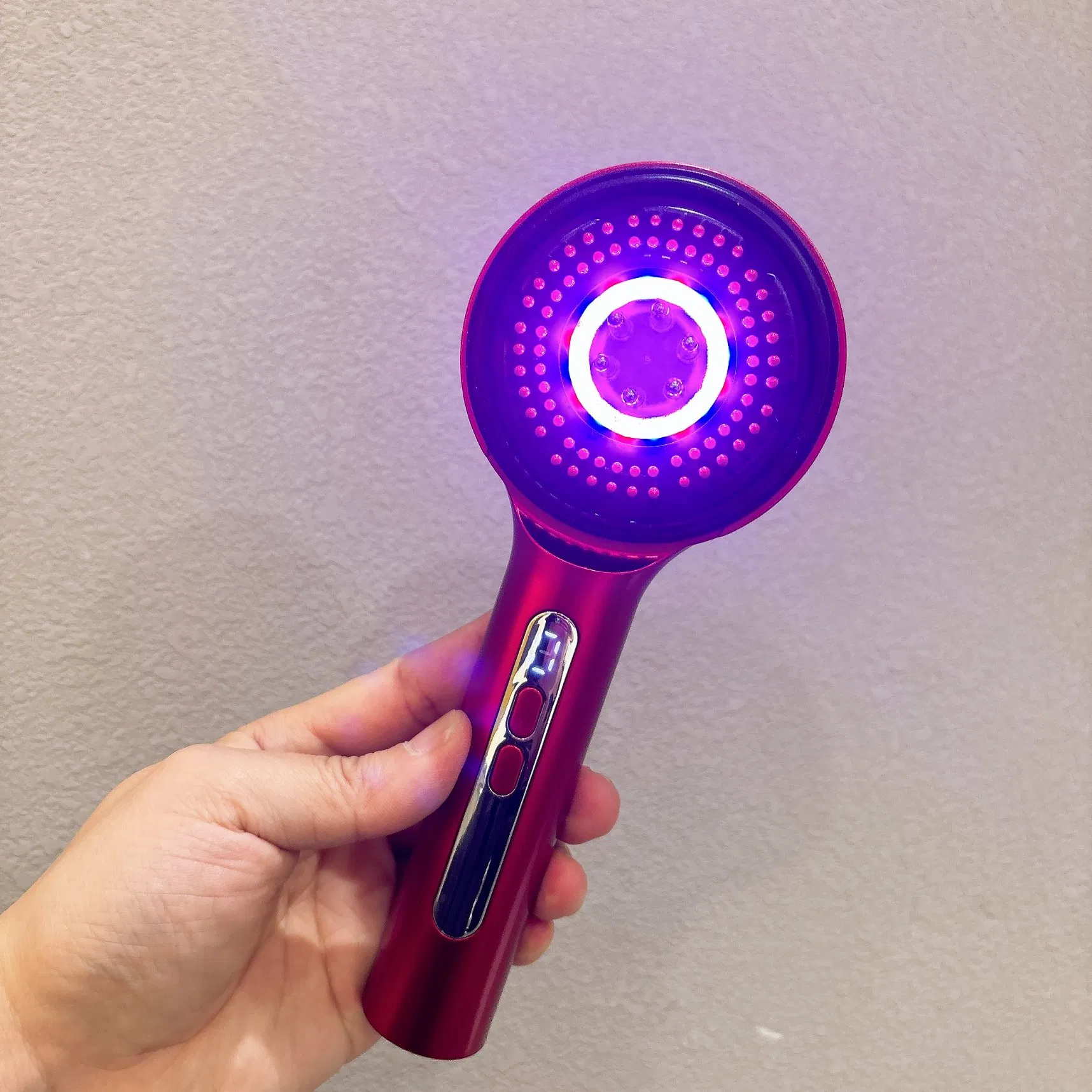2025 Electric Hair Scalp Massager Brush for Hair Growth Oil Applicator Massage Comb Anti Hair Loss Red Light Devices