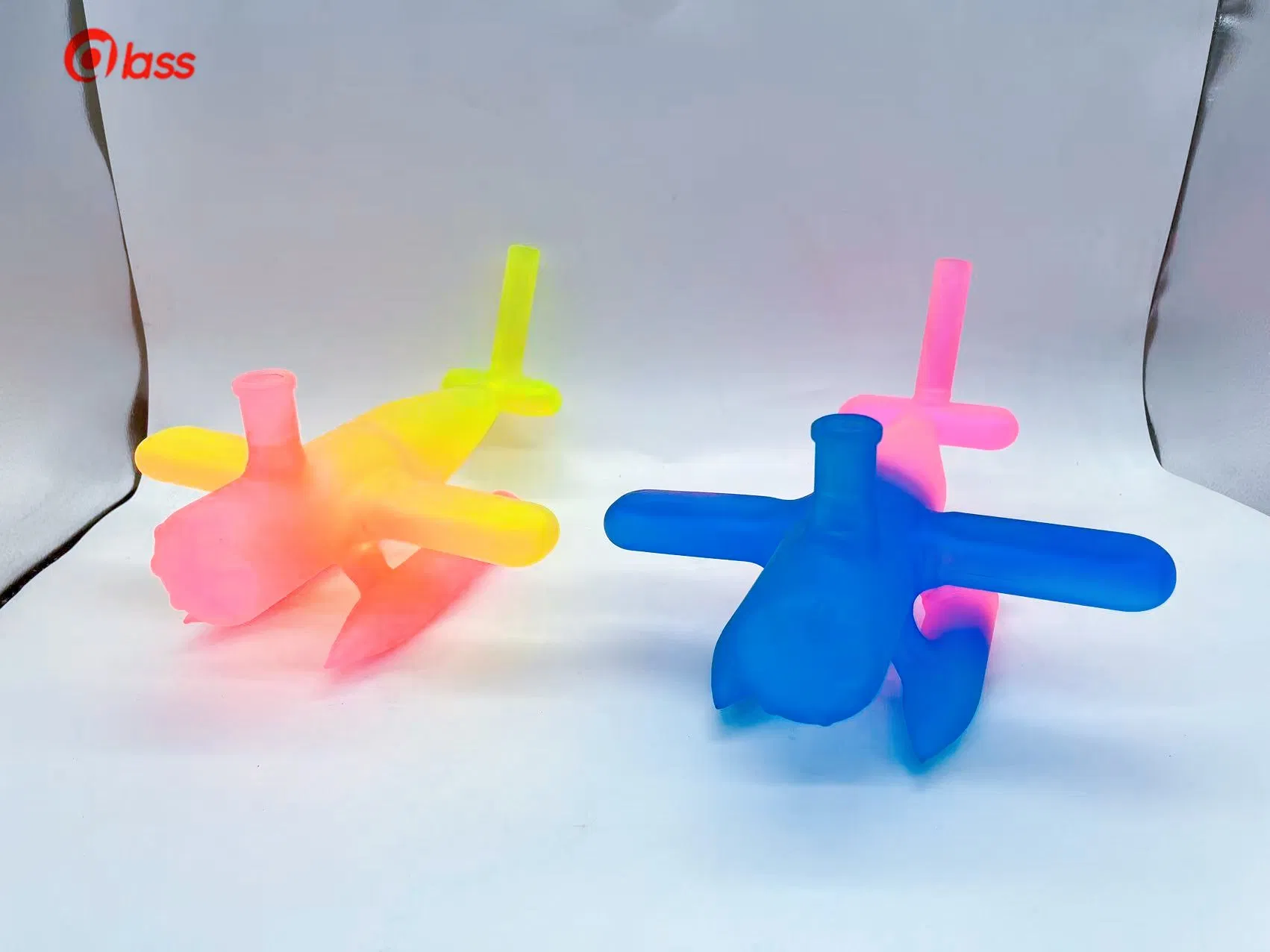 2024 Wholesale Air Plane Glass Smoking Pipe