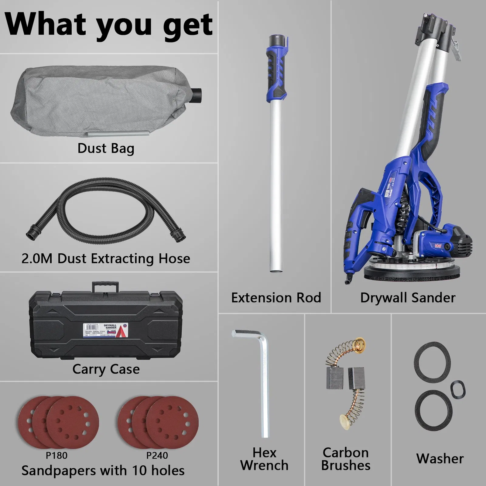 Sali 5230s 1050W Folded Drywall Sander