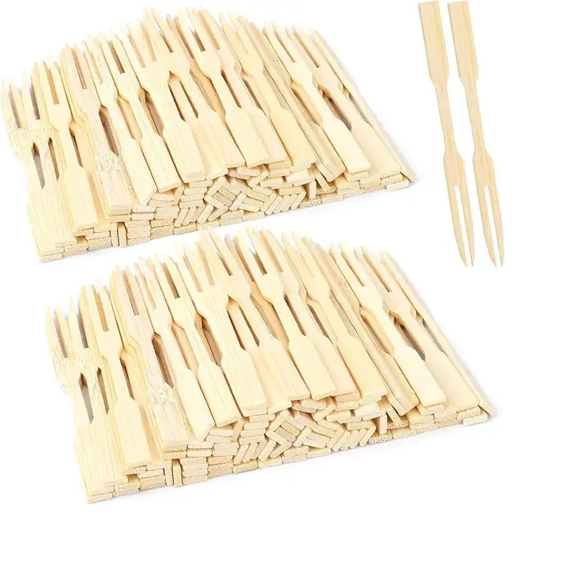 Spoon Knife Fork Set Cutlery Set Bamboo Fork