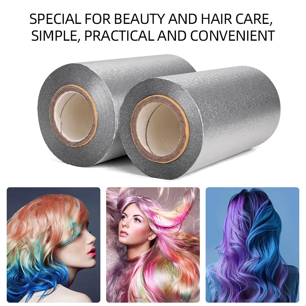Aluminum Foil Roll for Hair 50 M Colorful Embossed Hair Foils
