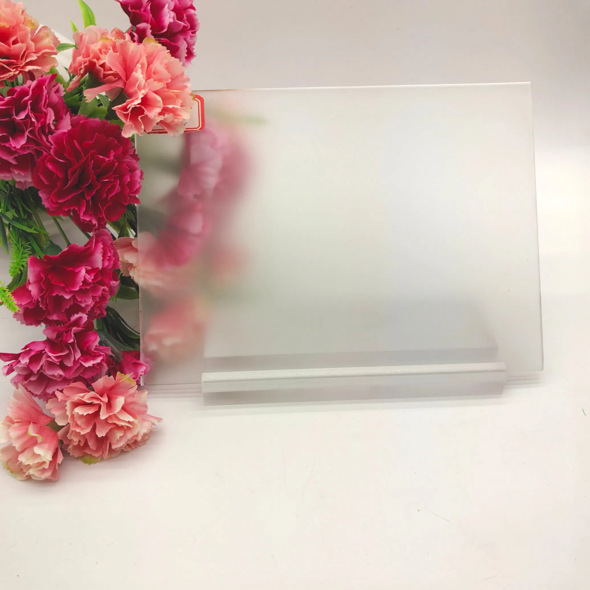 3/4/5/5.5/6/8/10/12mm Clear/Low Iron/Bronze/Grey/Blue/Green/Pink Sandblast Glass for Interior Partitions/Office Enclosures