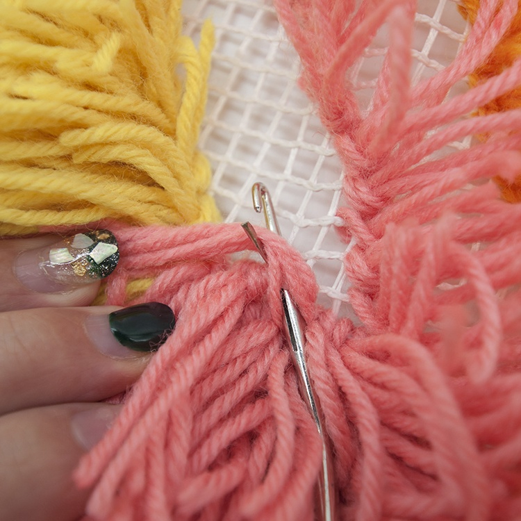 150*100cm Blank Rug Hooking Mesh Canvas