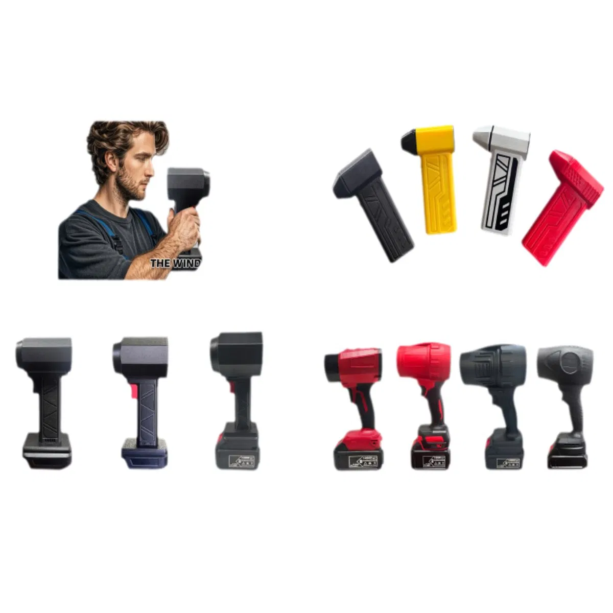 CE&ROHS 6914 battery tools power tool air blower fan turbo