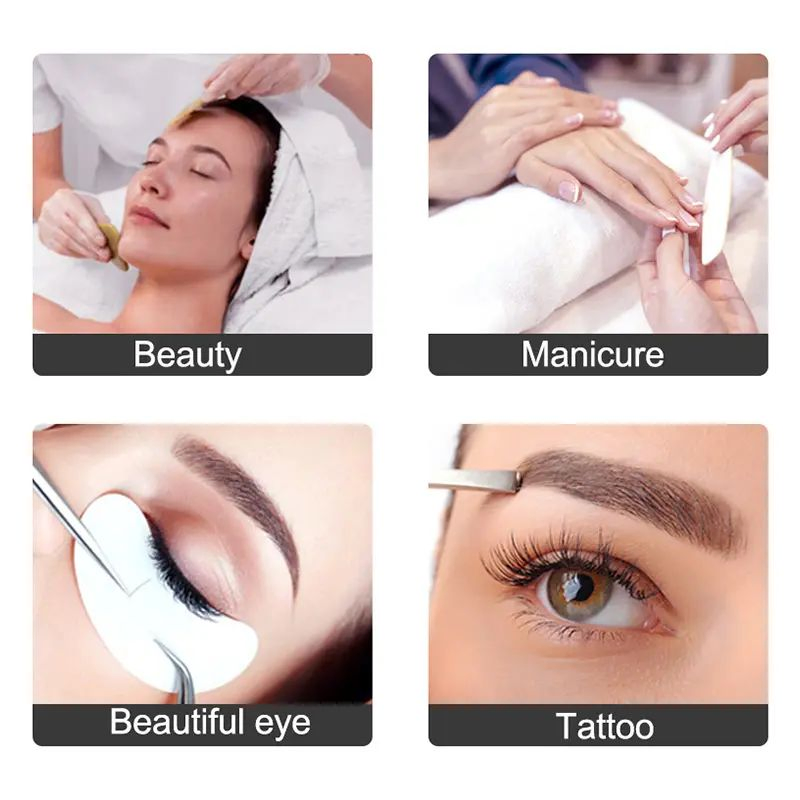 Hot -Selling LED Manicure Low Price Nail Table Lamp 582 PCS LED Beads Half Moon Lamp for Nail Desk Light