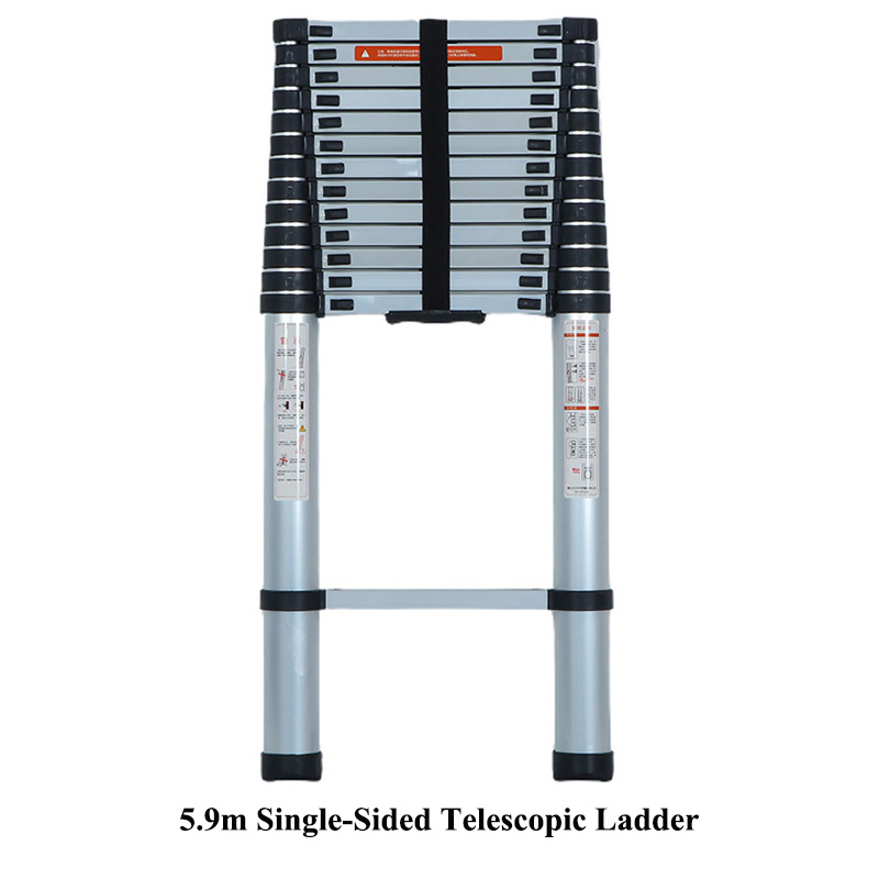 Heavy-Duty Sturdy Telescopic Ladder Portable Folding Safety Ladder