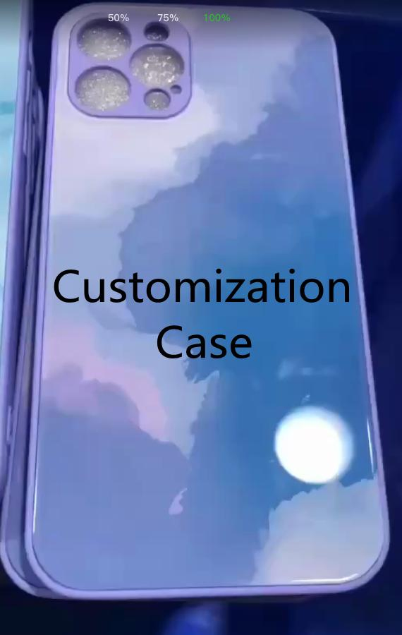 Стеклянный чехол для iPhone с индивидуальным дизайном