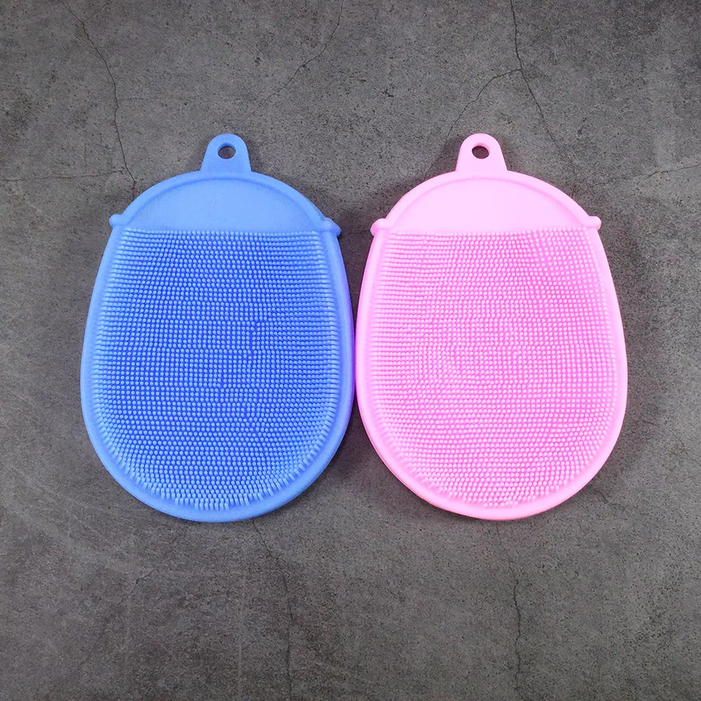 Silicone Hair Massager Baby Body Shower Bath Brush