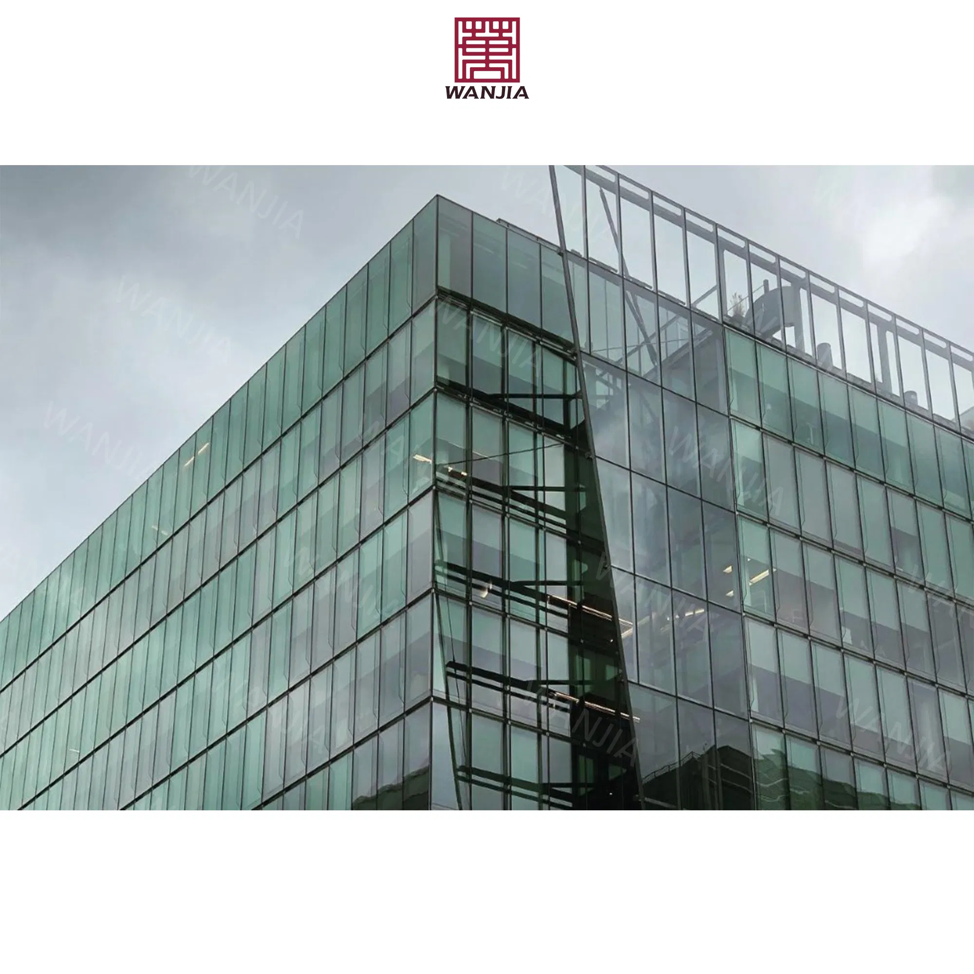 High Quality Building Double Skin Facade Glass Wall Aluminum Exterior Curtain Wall