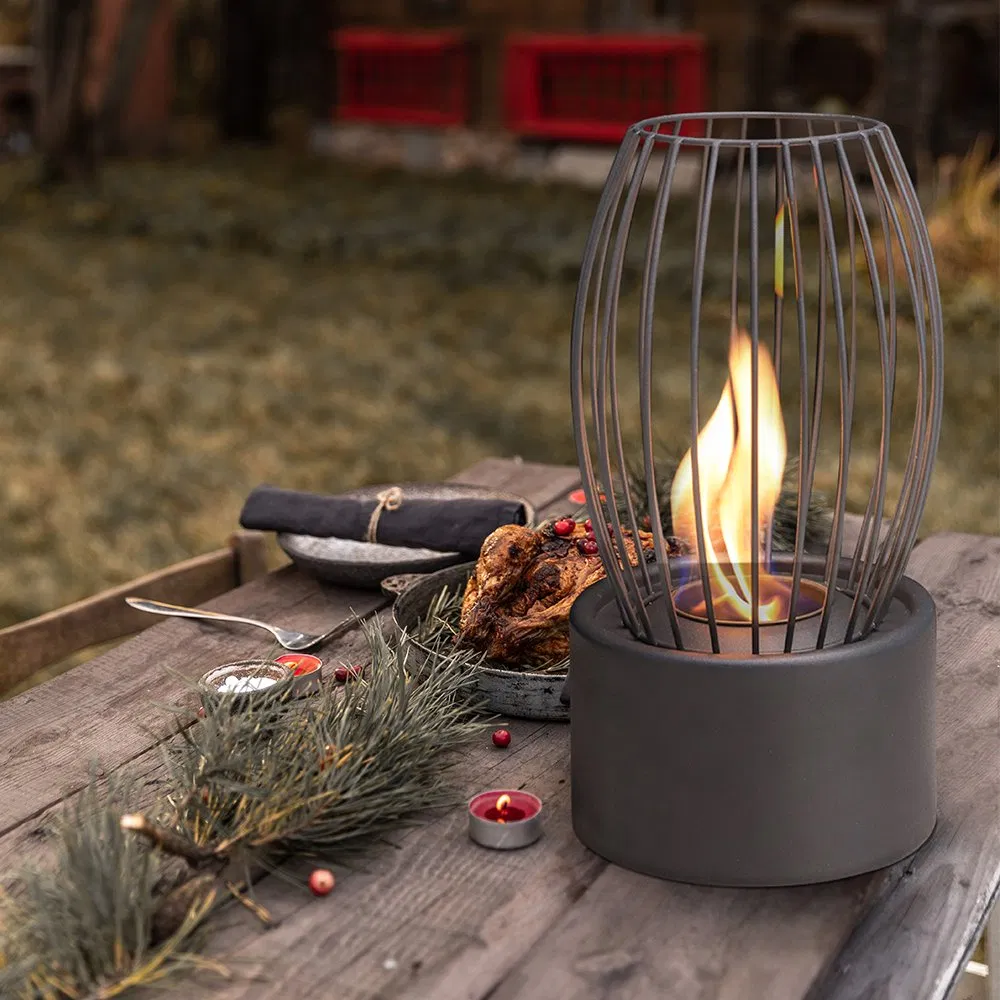 Ethanol Decorative Fire Pit Stove Indoor Party Decor Tabletop Fireplace