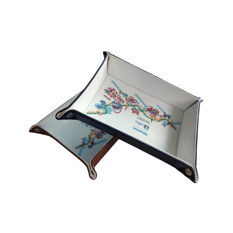 Dungeon and Dragon Leather Hexagon Dice Tray for Dnd Accessories