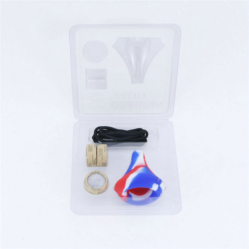 Silicone Mouthpiece with Activated Carbon Filter