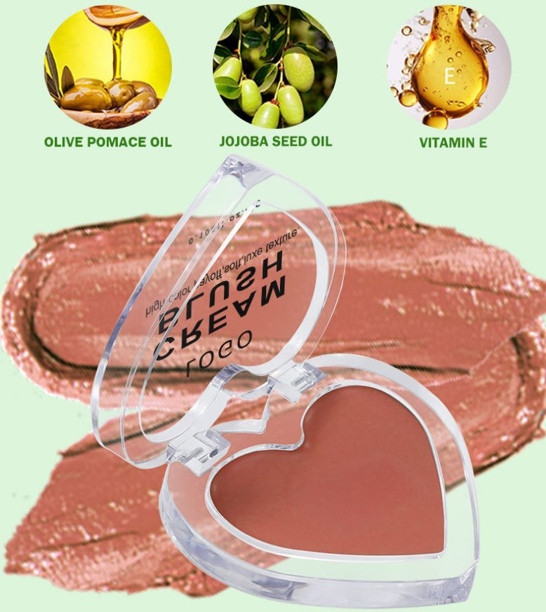 Private Label Cheek Blush Vegan Makeup Cream Blush 13 Colors