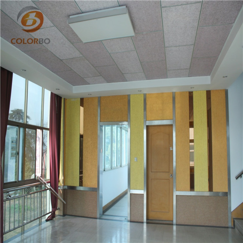 Color Can Choose Kapok Kound Absorbing Wall Tiles with Strong Sound Absorbing Effect