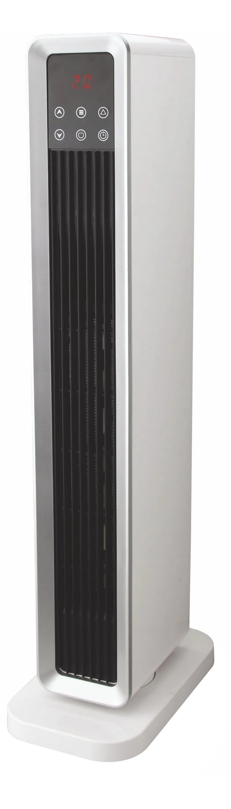 Tower PTC Heater, LED Display Remote Control Ceramic Electric Room Indoor Heater with Timer