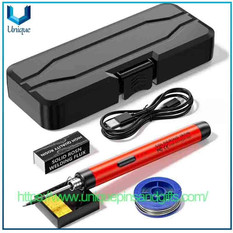 Портативный паяльник USB с аккумулятором и дисплеем