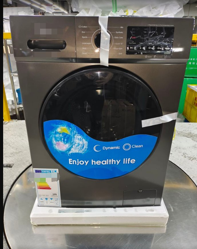 Wholesale Inverter 8 Kg White Color Front Load Washing Machine with High Quality