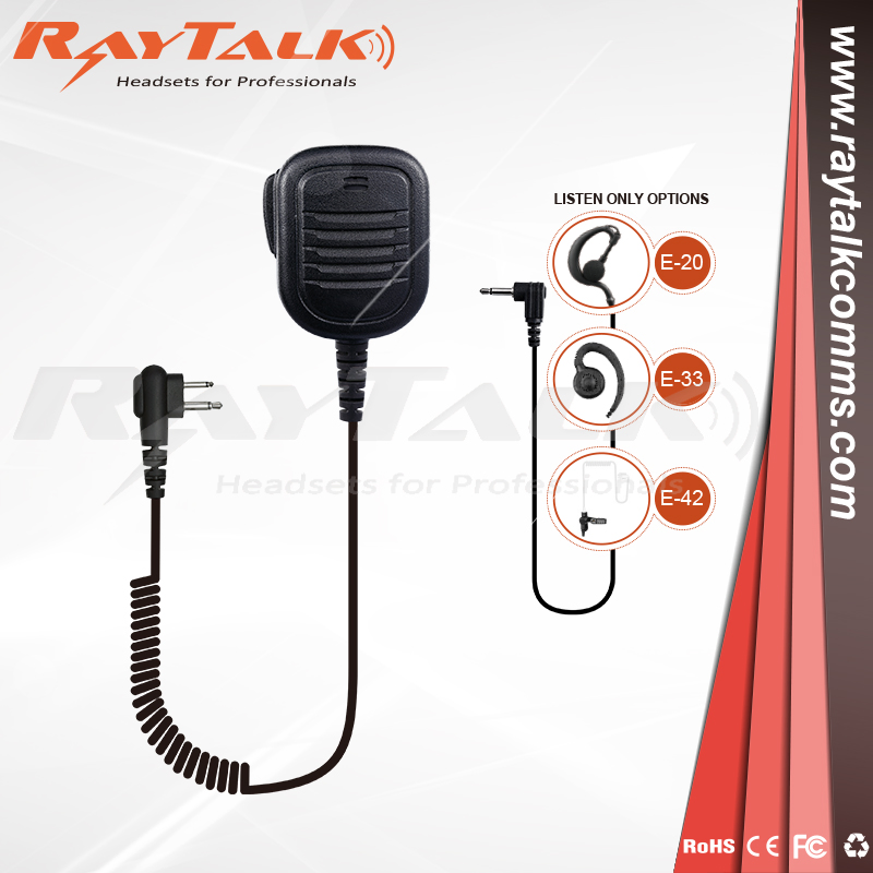 Mideum Duty Remote Speaker Microphone/Shoulder Speaker Microphone for Pd785 Pd605