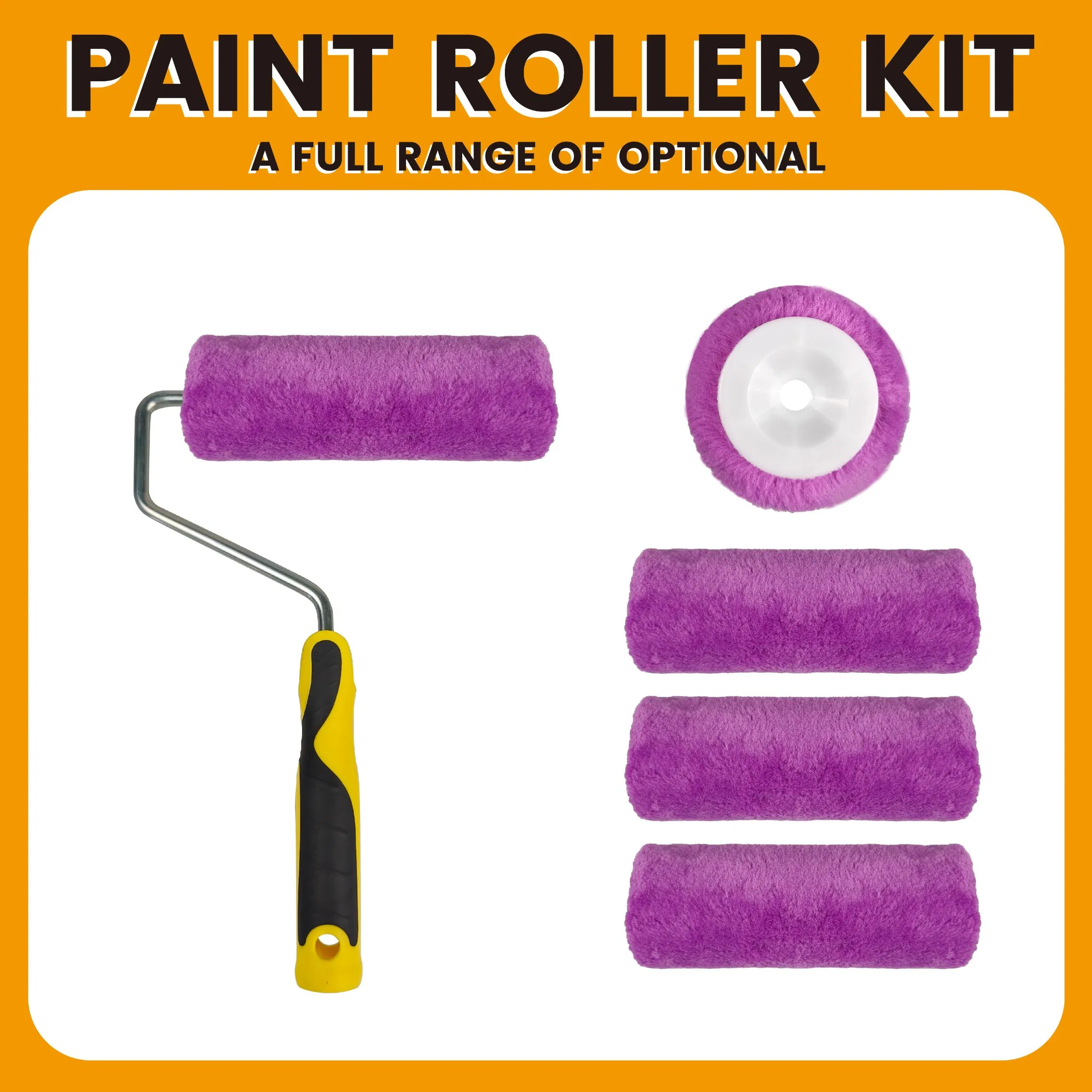 Paint Roller Cover, Paint Roller Set, Painting Tools Kit, Refill
