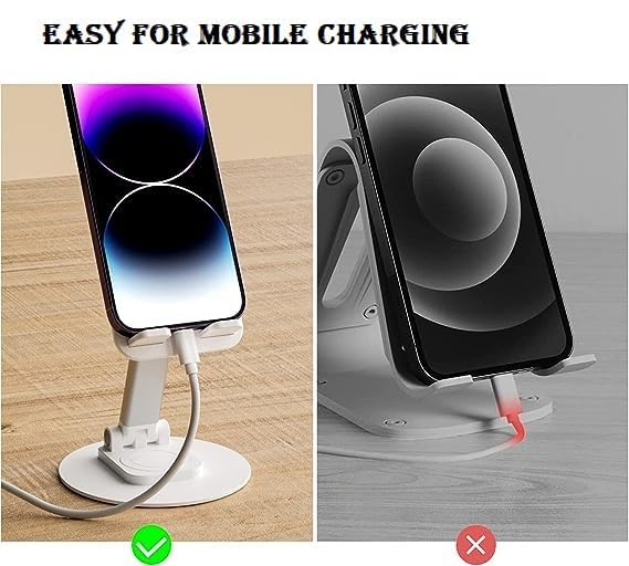 Universal Foldable Desktop Desk Stand Holder Mount for Cell Phone and Tablet Pad