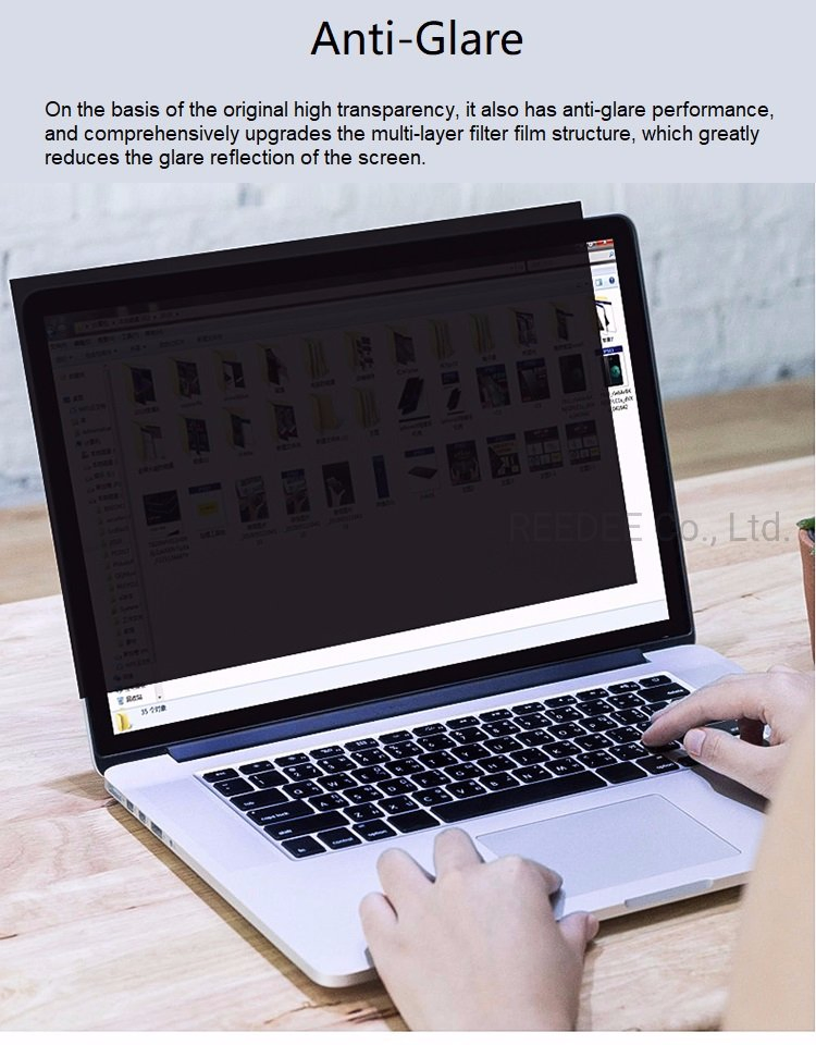 Factory Low Price Customized Sizes 8''-32'' Laptop Privacy Eye Screen Protector