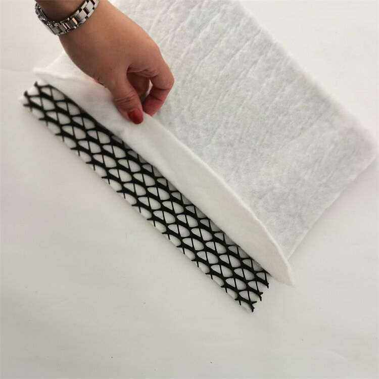 Roof Garden Drainage Board HDPE Dimple Membrane Composite Drainage Waterproof Board with Single Side Dimple Drain