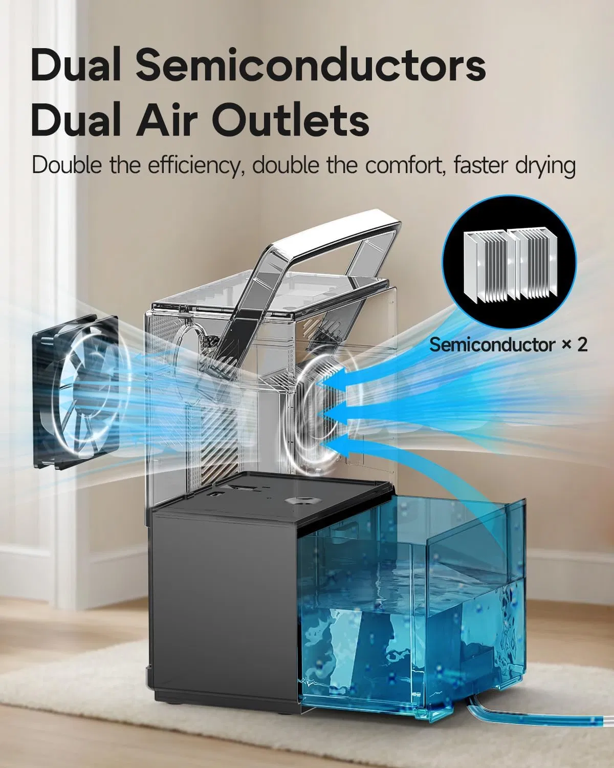 Intelligent Dehumidifier Adopts Semiconductor Refrigeration Dehumidifier Method