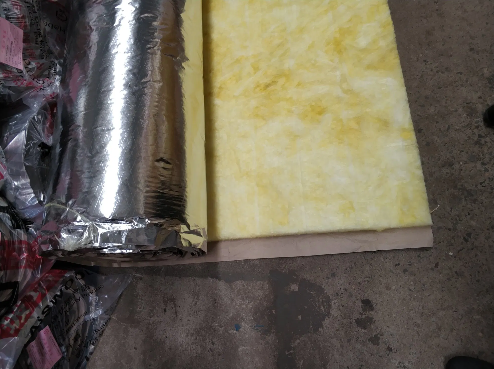 Glass Wool Blanket with Aluminum Foil Insulation