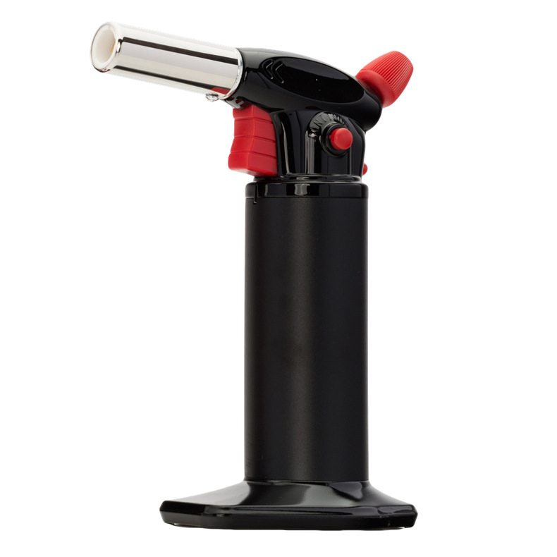 Professional Kitchen 13.6X6X18.2cm 244G Cooking Lighter Torch & Grilling Blow Torch Lighter for Desserts BBQ Firestarter