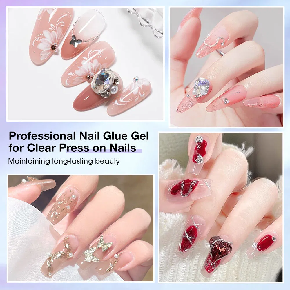 No Wipe Clear for Nail Designs 30g Rhinestone Glue UV Gel Polish