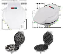 Donut Electromechanical Mini Removable Plate Octopus Meatball Dessert Maker Automatic Non-Stick