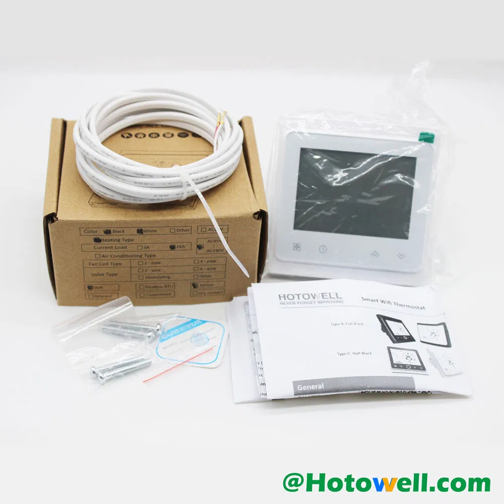 250VAC Electronic Underfloor Heating Smart WiFi Thermostat for Water Heater Boiler