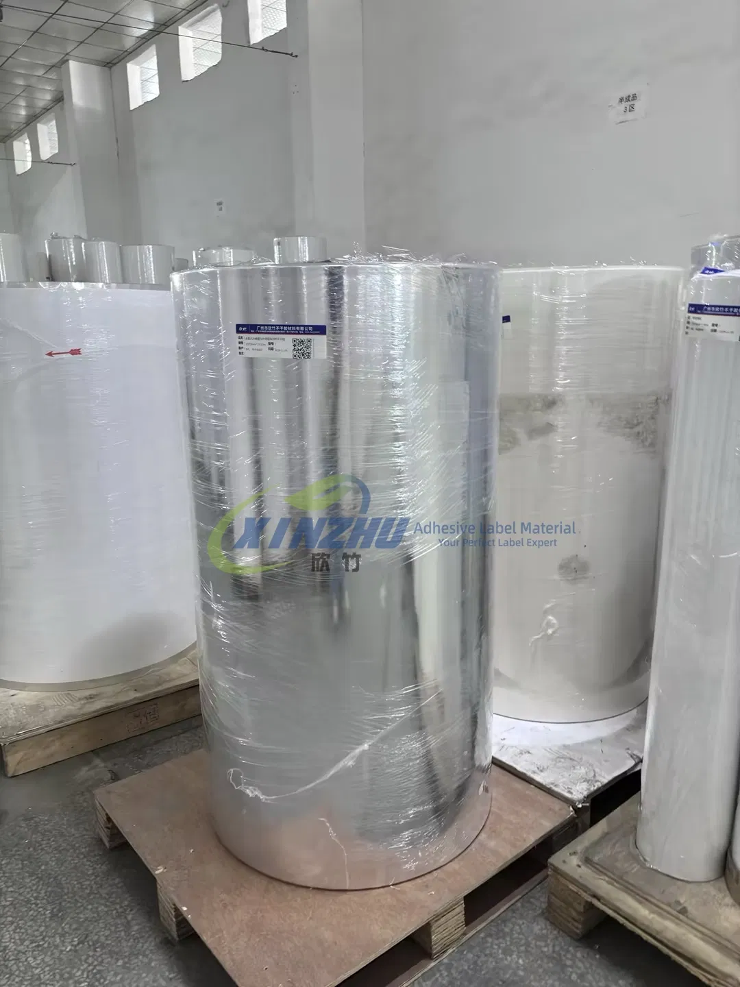 High Adhesive Scratch and Tear Resistant Silver Label