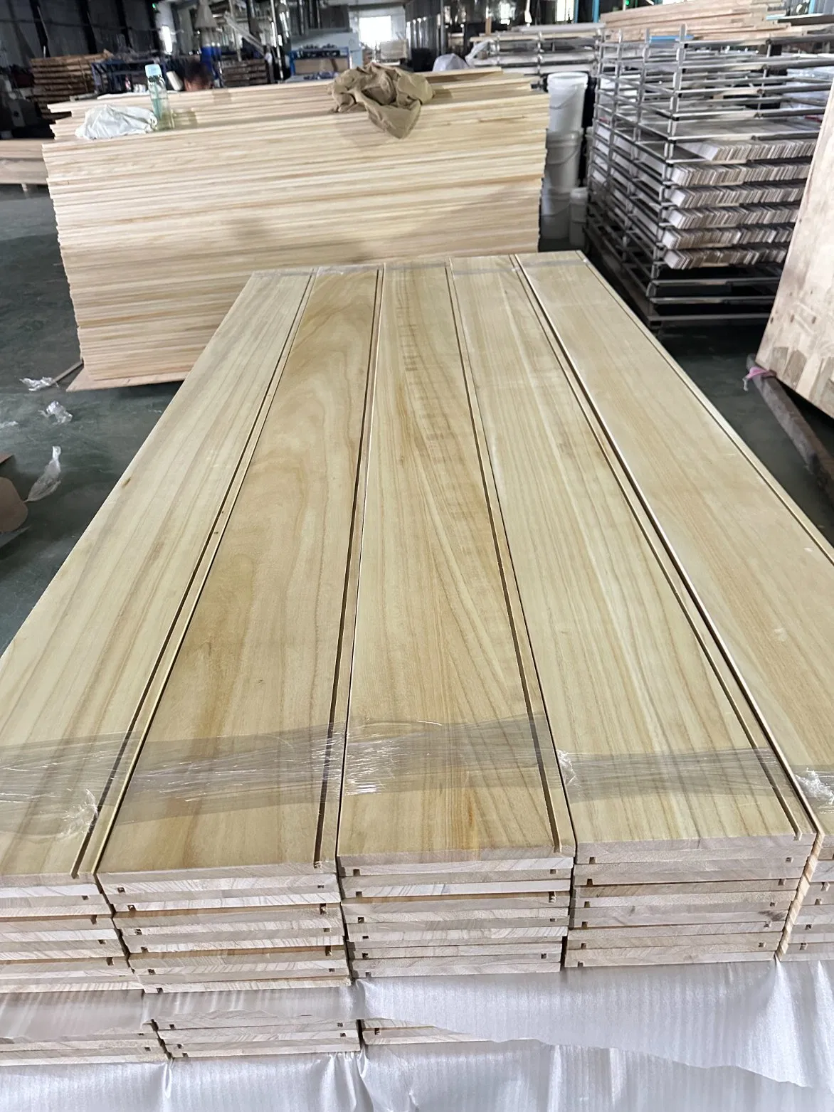 Wholesale Paulownia Wood Plank for Drawer Board Ab Grade Paulownia Lumber Wood Solid Drawer Board