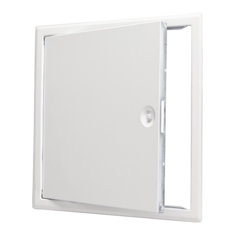 White Powder Coated Steel Access Door Cam Lock Hidden Steel Access Panel