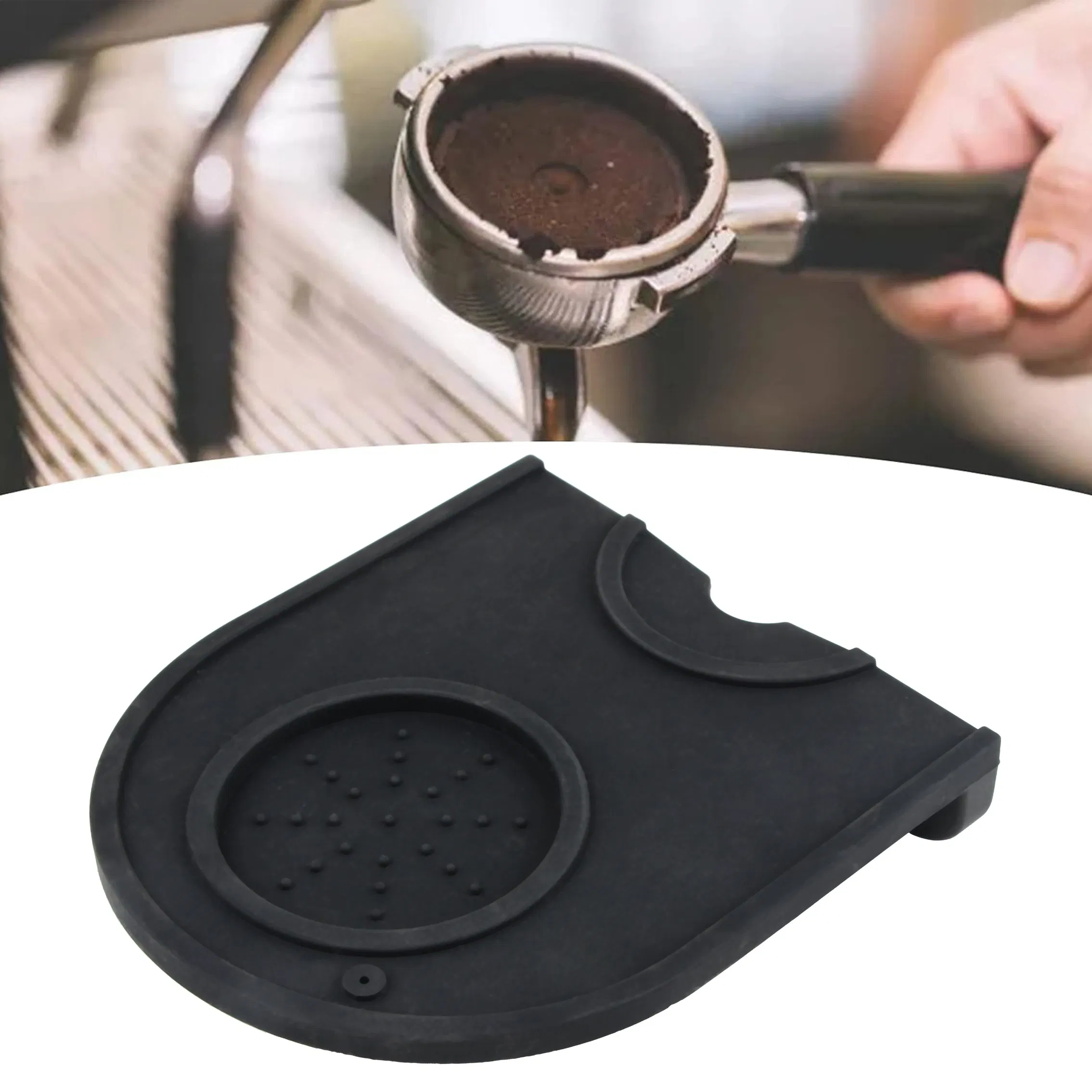 Non Slip Silicone Coffee Pressed Mat High Quality Food Grade Tamper Mats