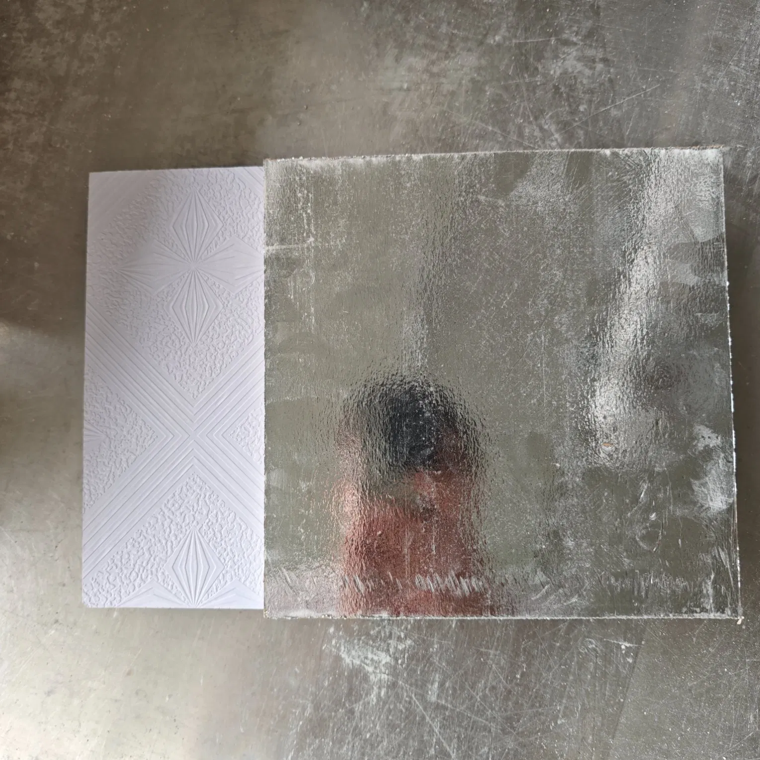 White Colore with Different Patterns PVC Laminated Gypsum Board for Ceiling Title