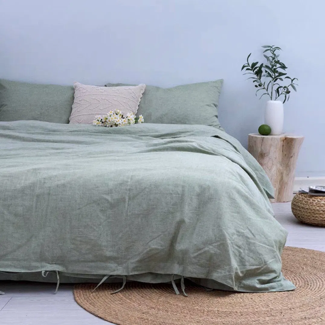 Pure Linen Breathable and Comfortable Bedding Set