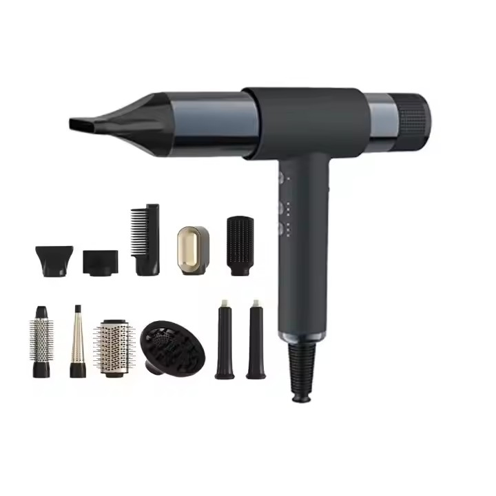 11 in 1 BLDC High Speed Motor 1875W Hair Hand Dryer Set Smart Cheapest Infrared Hand Handheld Light Blow Hair Dryer