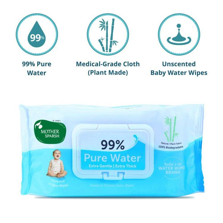 99.9 Pure Water Wipe Biodegradable on Sale Antibacterial Baby Wet Wipes