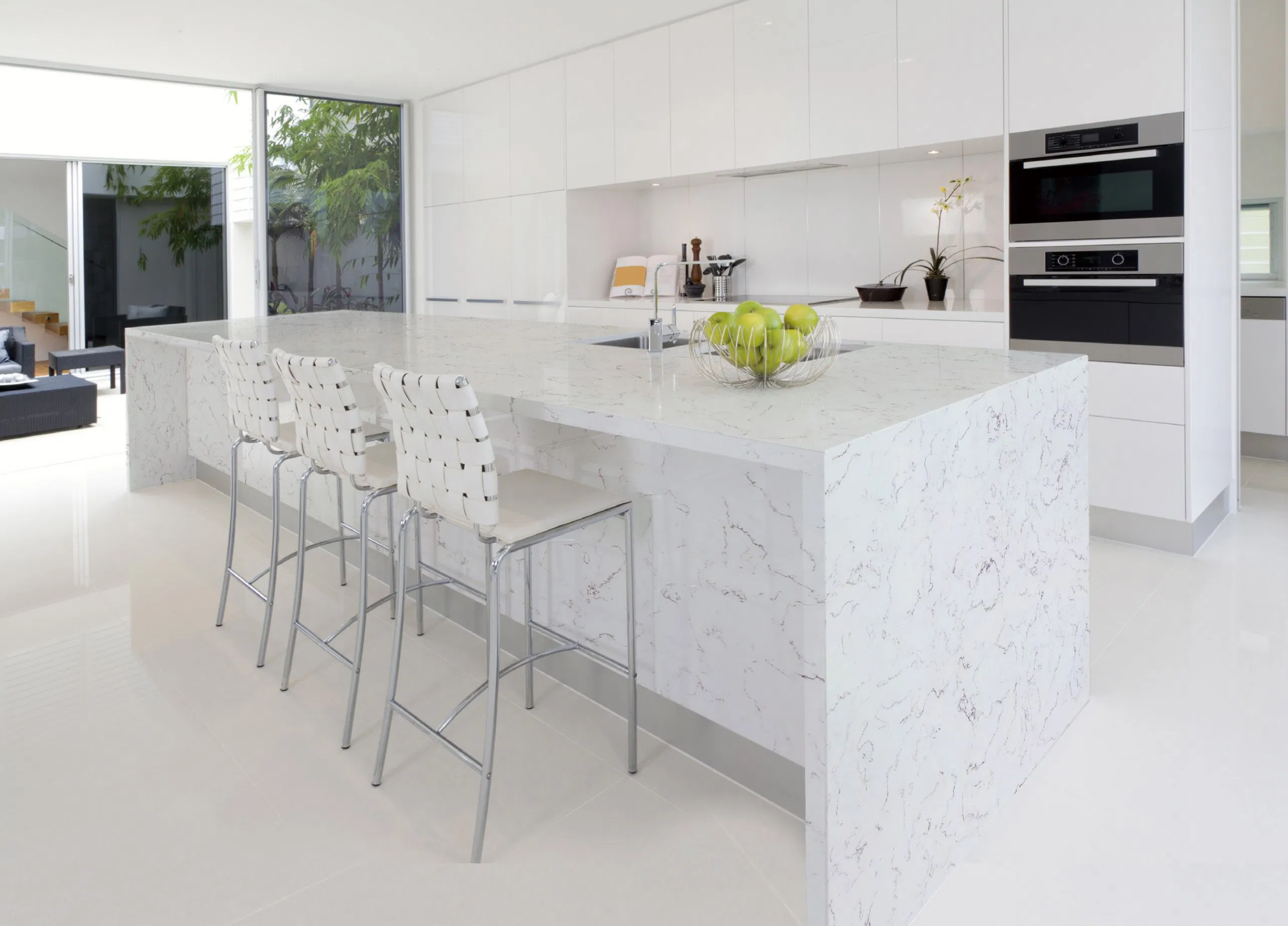 Premium Quartz Stone High-Density & Scratch-Resistant Slab