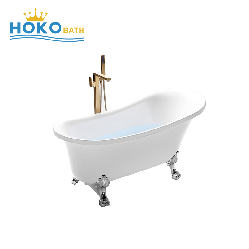 Переносная акриловая ванна HOKO на платформе