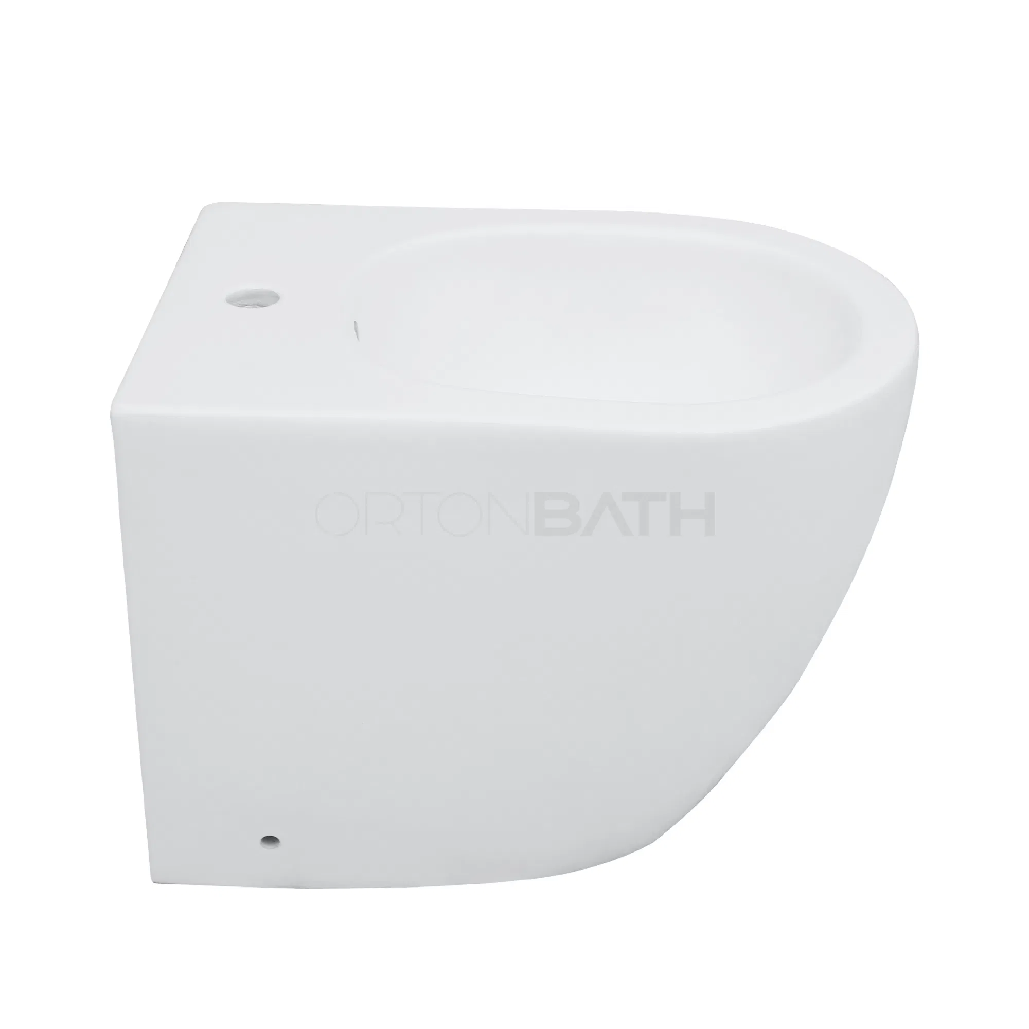 Ortonbath Europe Round Bowl Floor Mounted Single Tap Holes Toilette Bidet Hospital Elder Lady Care One Piece Ceramic Wc Toilet Bidet Special Care Bidet