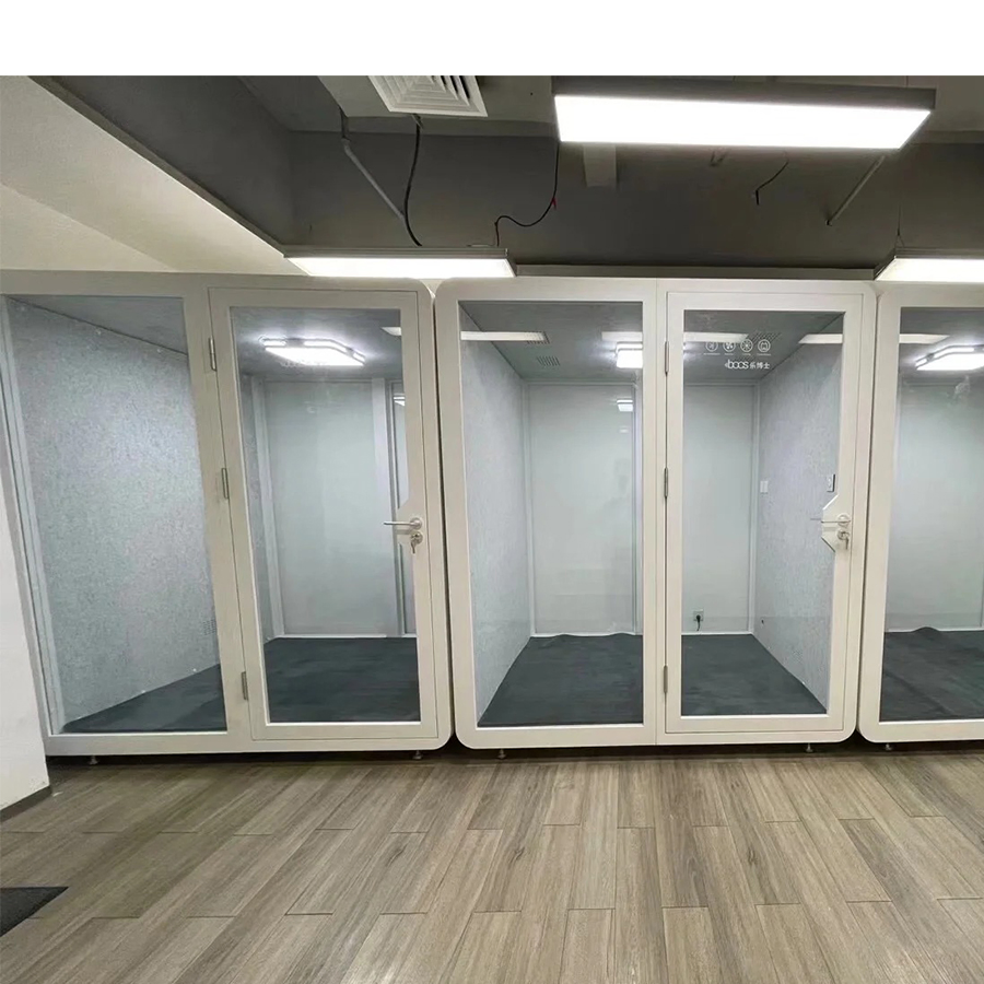 Durability Temporary Housing Customize Acoustic Meeting Pods Sound Isolation Booth