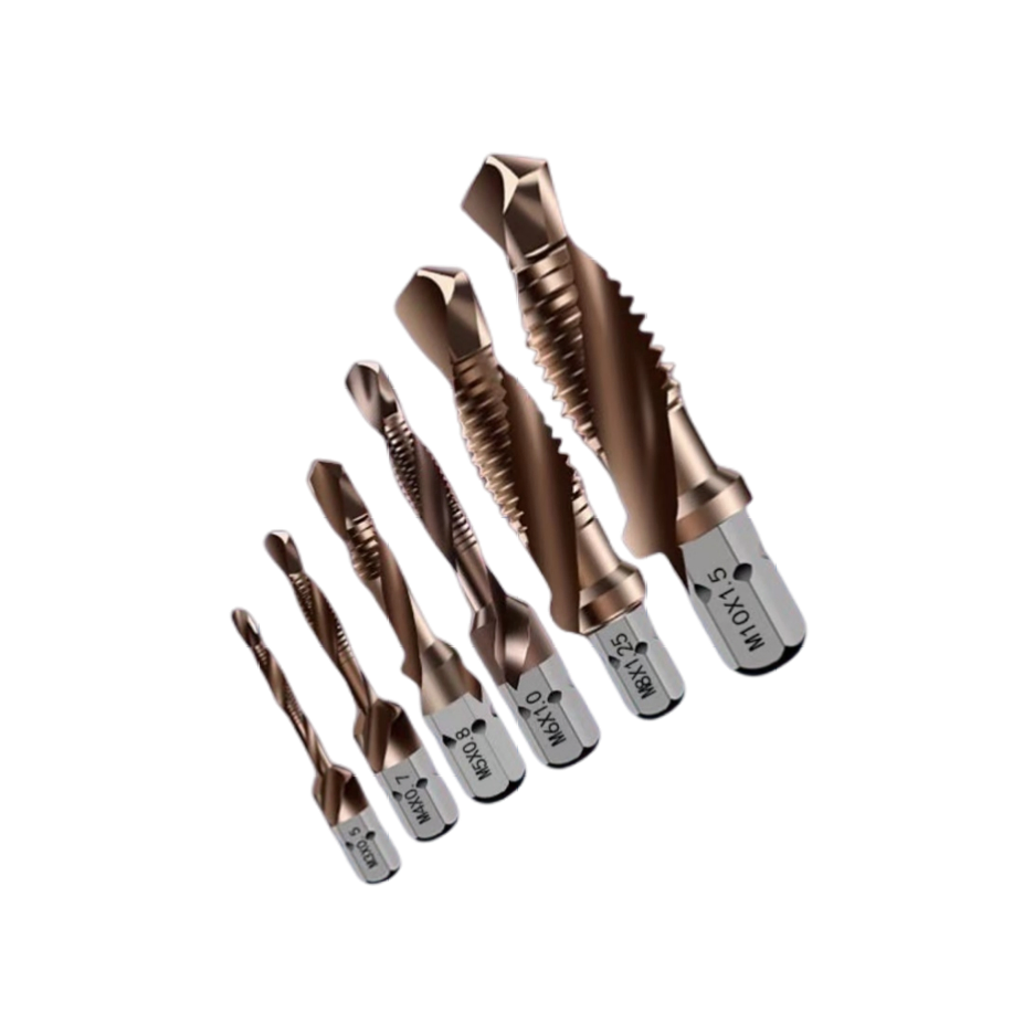 HSS High Speed Steel 2-in-1 Drill and Tap Bit Set