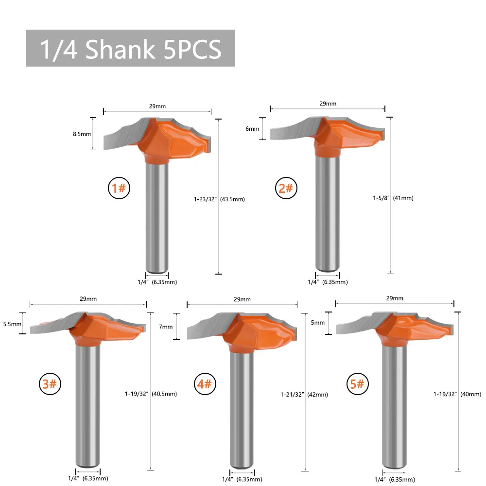 Professional 5-Piece Door Panel Trimming Cutter Tool Set