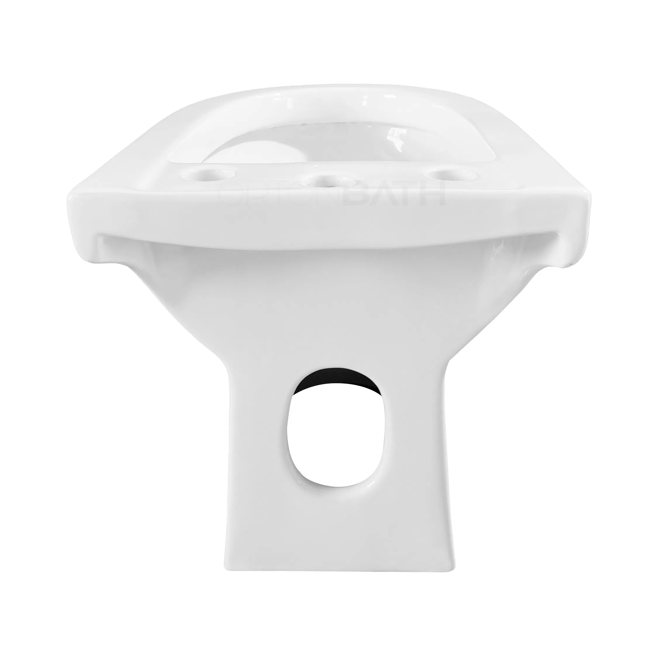 Ortonbath Floor Mounted 3 Tap Holes Toilette Bidet Hospital Elder Lady Care One Piece Ceramic Wc Toilet Bidet Special Care Cheap Floor Mount Toilet Bidet