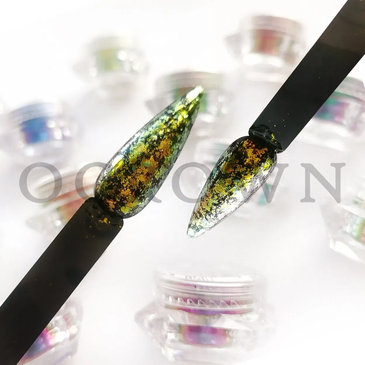 Chameleon Glitter Powder 3D DIY Nail Art Decoration Flakes