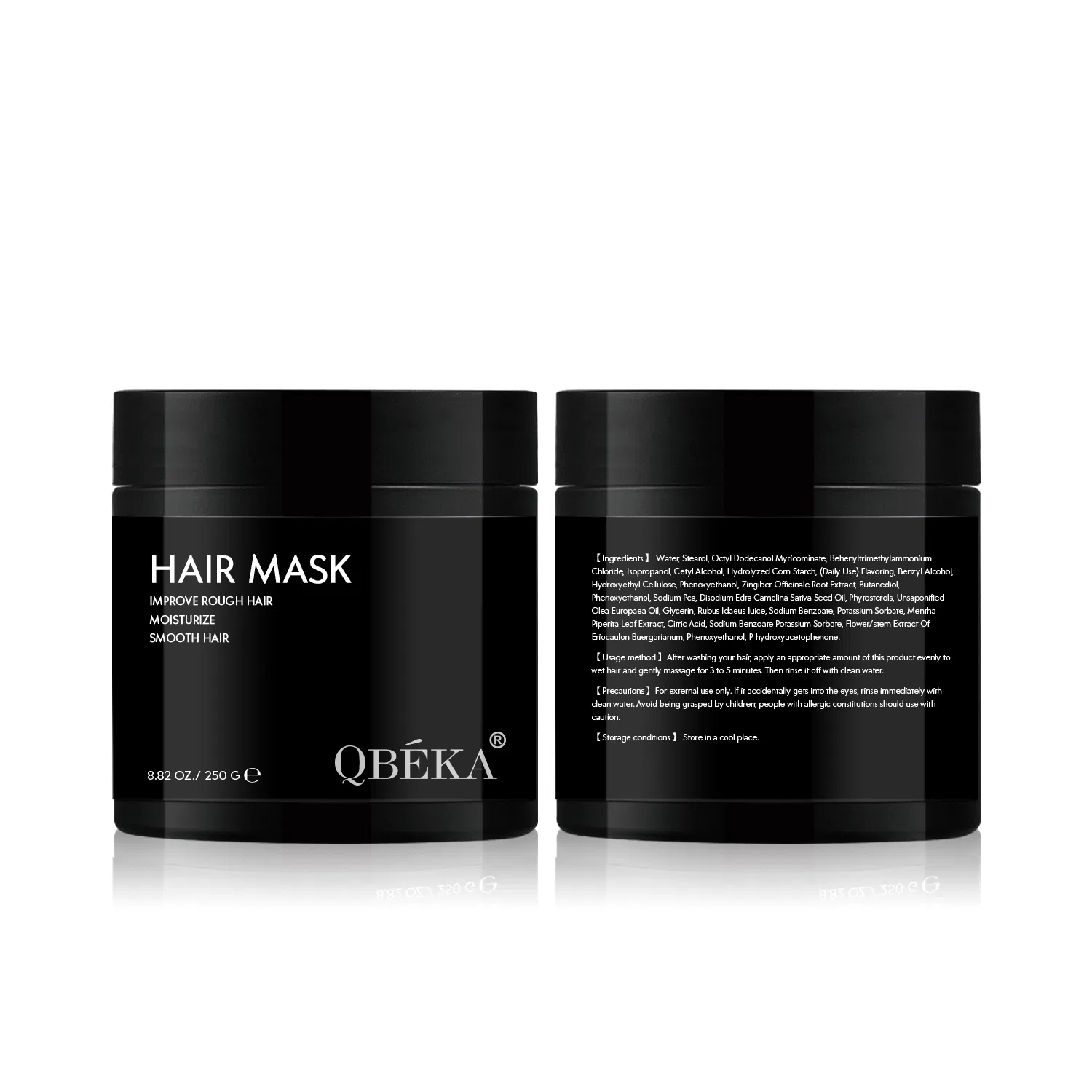 Qbeka Hair Mask Deep Nourishment Damage Repair Smooth Hydration Lock Quick Absorption